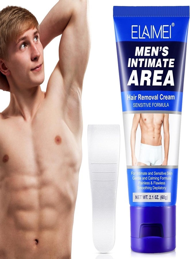 Maani Men's Painless Body Hair Removal Cream for Sensitive Areas, Effectively Removes Coarse Hair from Underarms, Legs, Chests, Private Parts (HIM) - Image 2