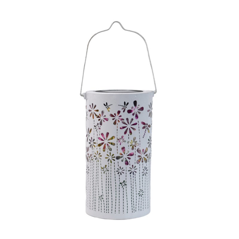 Iron White Flower Bird Hollow Projection Light Color Shadow Lamp for Villa Garden Hanging Lamp - Image 2