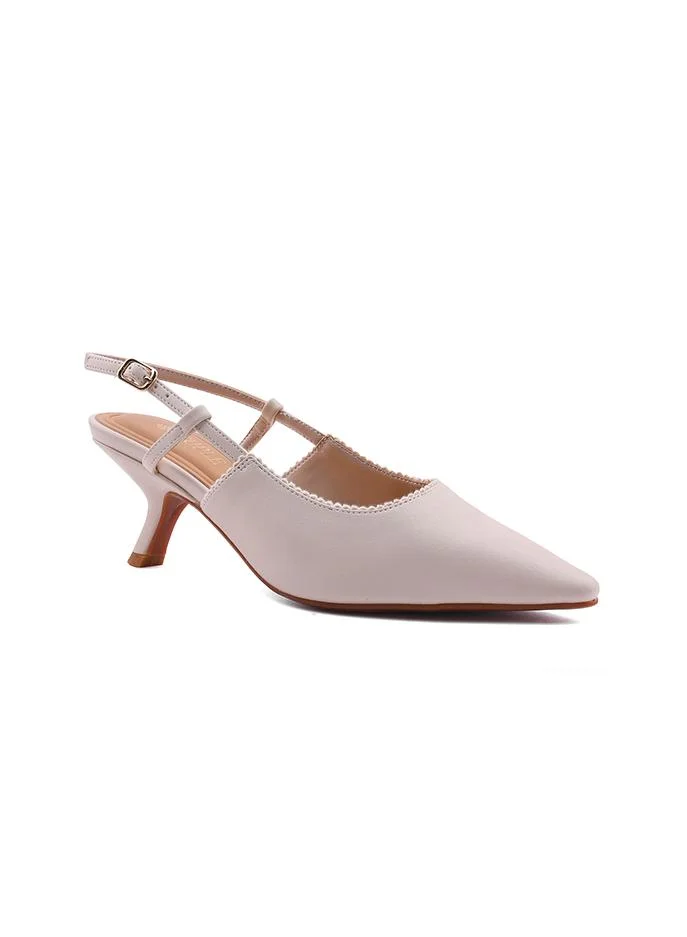 Cuple Heel Shoes – Soft Neutral Essential