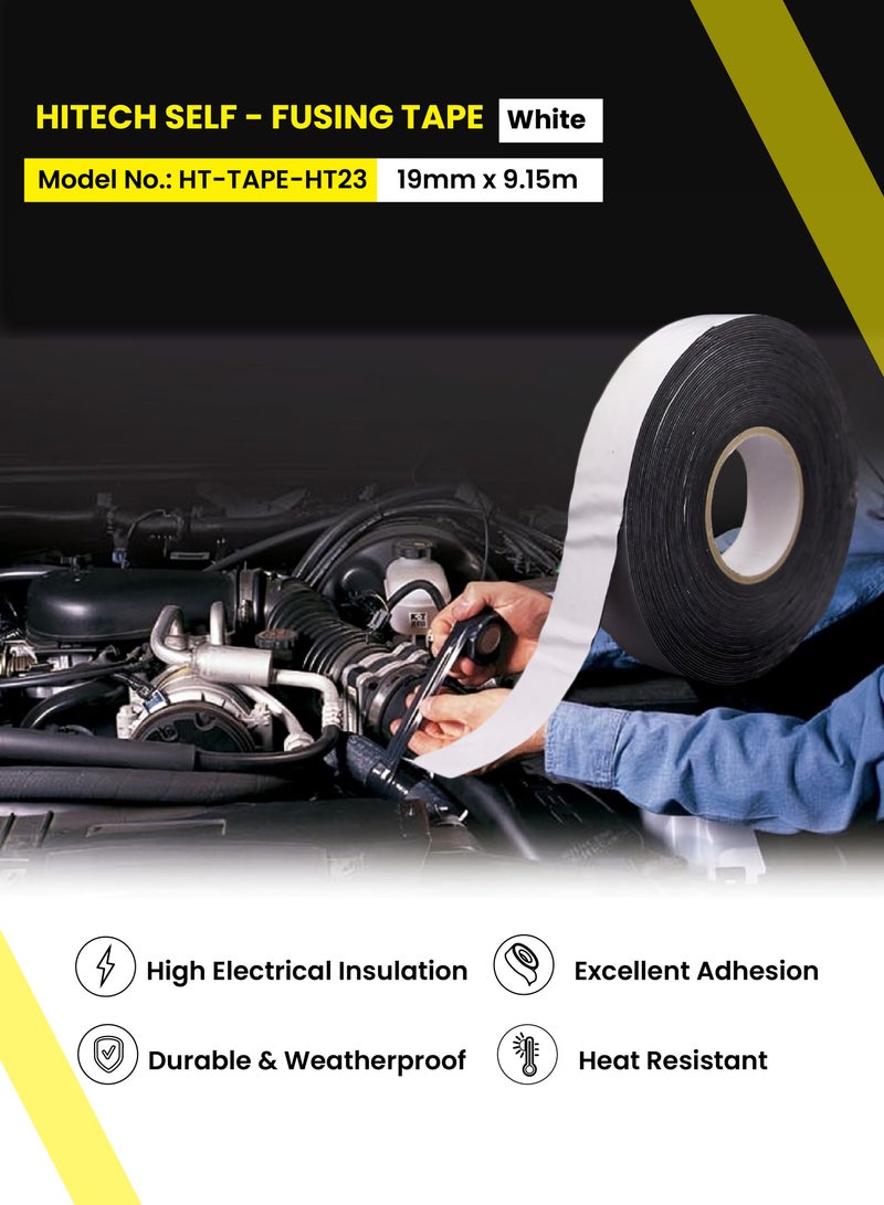هاي-تيك شريط الدمج الذاتي لإصلاح خطوط الأنابيب في حالات الطوارئ/ضمادة الكابلات/تثبيت الأدوات - Image 2