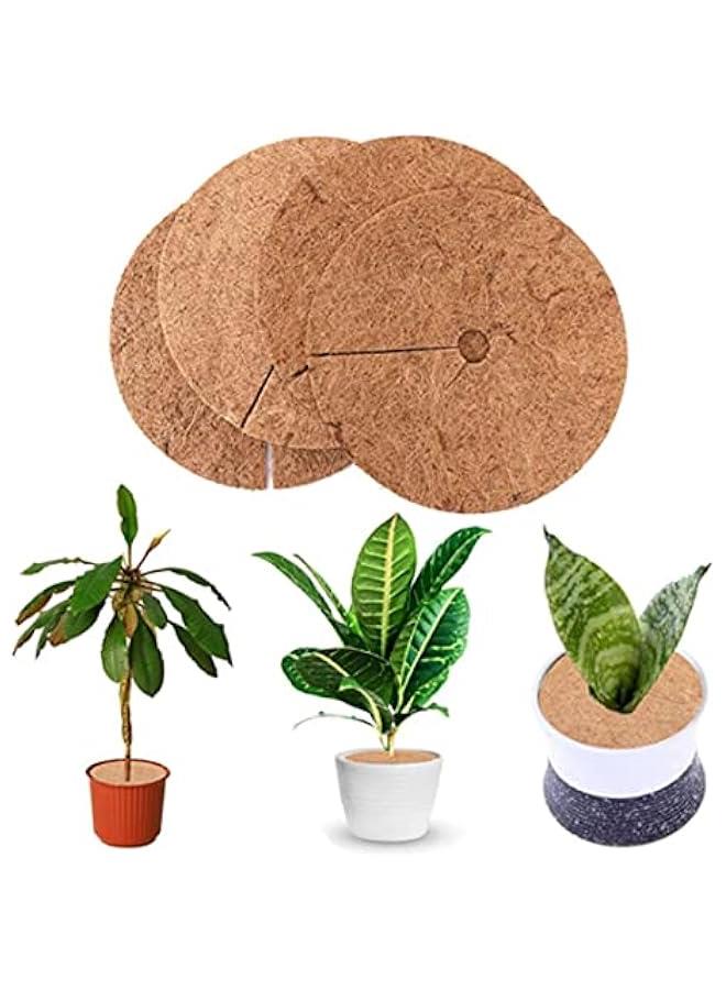 Coconut Fibers Mulch Ring Tree Protector Mat Coco Coir Flower Pot Mulching Cover 20cm 12PCS Coconut fibers Mulch Ring