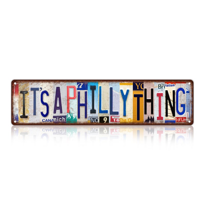 MTsigns Vintage It's A Philly Thing Wall Decor Street Signs Metal Tin Signs 16 x 4 Inches - Image 1
