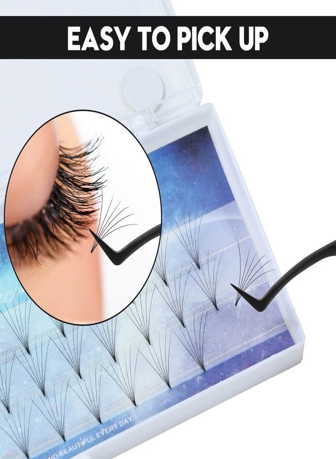 Ms.Queen Lash Tweezers for Eyelash Extensions,Set of 5,Fiber Tip Curved 45 90 Degree and L-Shape Boot Lash Tweezers for Mega Volume & Classic Lashes,Black - Image 5