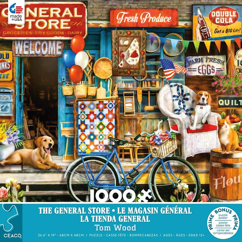 Ceaco - Tom Wood - The General Store - 1000 Piece Jigsaw Puzzle - Image 2