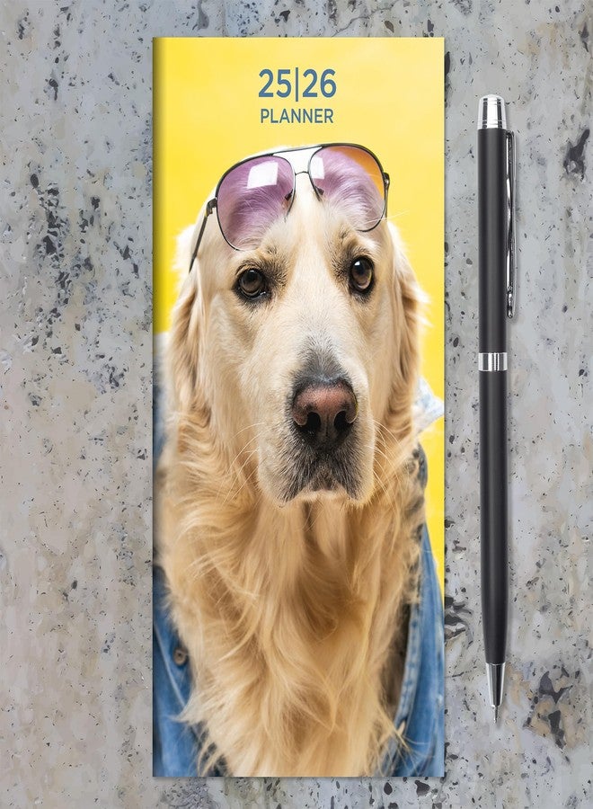 TF PUBLISHING 2025-2026 Sup Dog 2-Year Small Monthly Pocket Planner - 2-Page Large Calendar Grid and Lined Notes Section in Back - Monthly Day Planner for Purse - 3.5" x 6.5" - Image 4