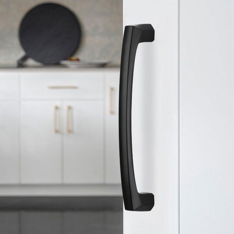BUKOBYHE 10 Pack 5 Inch Kitchen Cabinet Handles Matte Black Cabinet Pulls Zinc Alloy Drawer Pulls Solid Kitchen Hardware - Image 3
