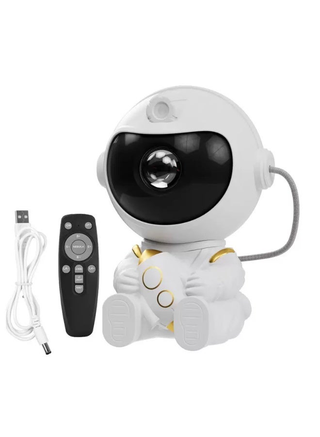 Star Projector Galaxy Night Light Astronaut Starry Nebula Ceiling LED Lamp Kids Room - Image 1