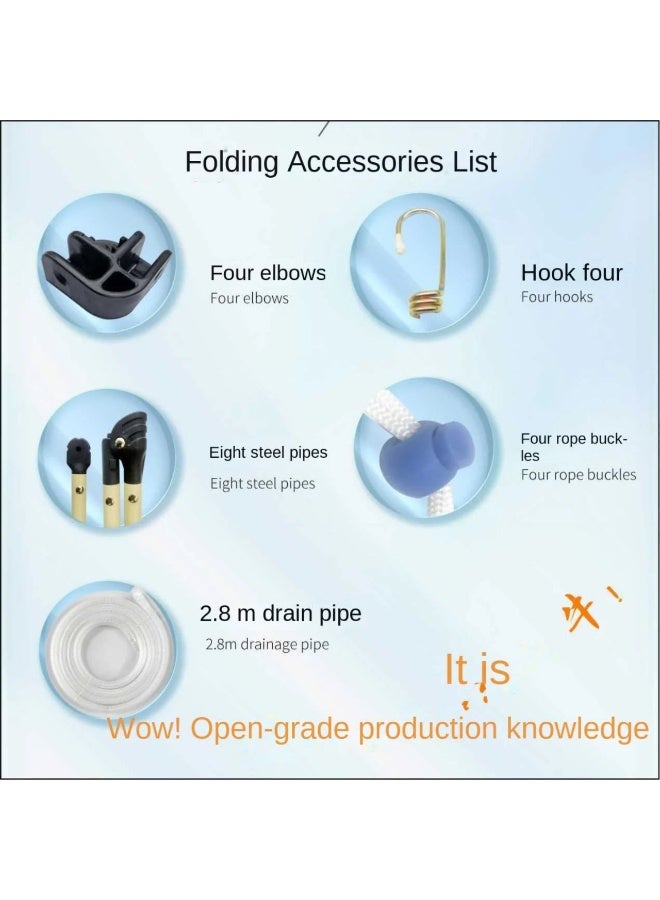 غطاء تنظيف مكيفات السقف المقاوم للماء Q-536 بتصميم شفط علوي - Image 5