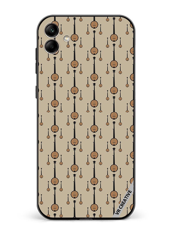 VR CREATIVE Protective Case Cover For Samsung Galaxy A04 Banjo Musical Design Multicolour - Image 1