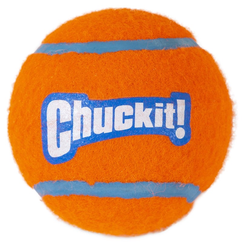 Chuckit Dog Tennis Ball Dog Toy Medium 25 Inch Diameter for dogs 2060 lbs Shrink Wrap Pack of 2 - Image 2