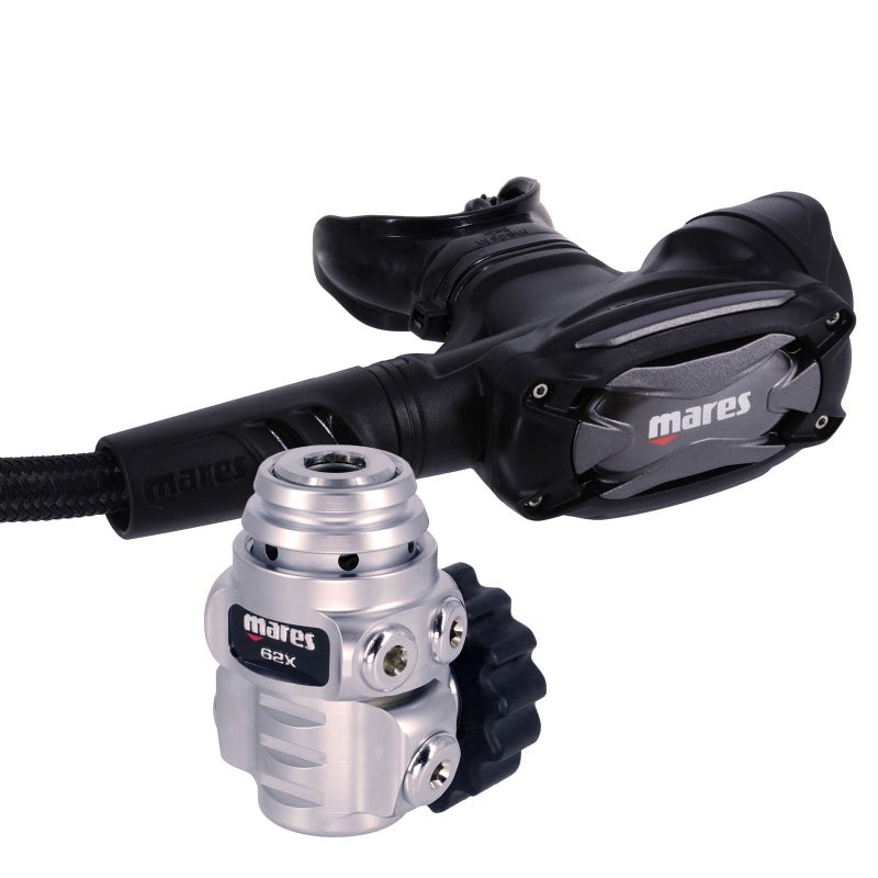 Mares SXS 62X Scuba Diving Regulator Set First DIN and Second Stage - Image 2