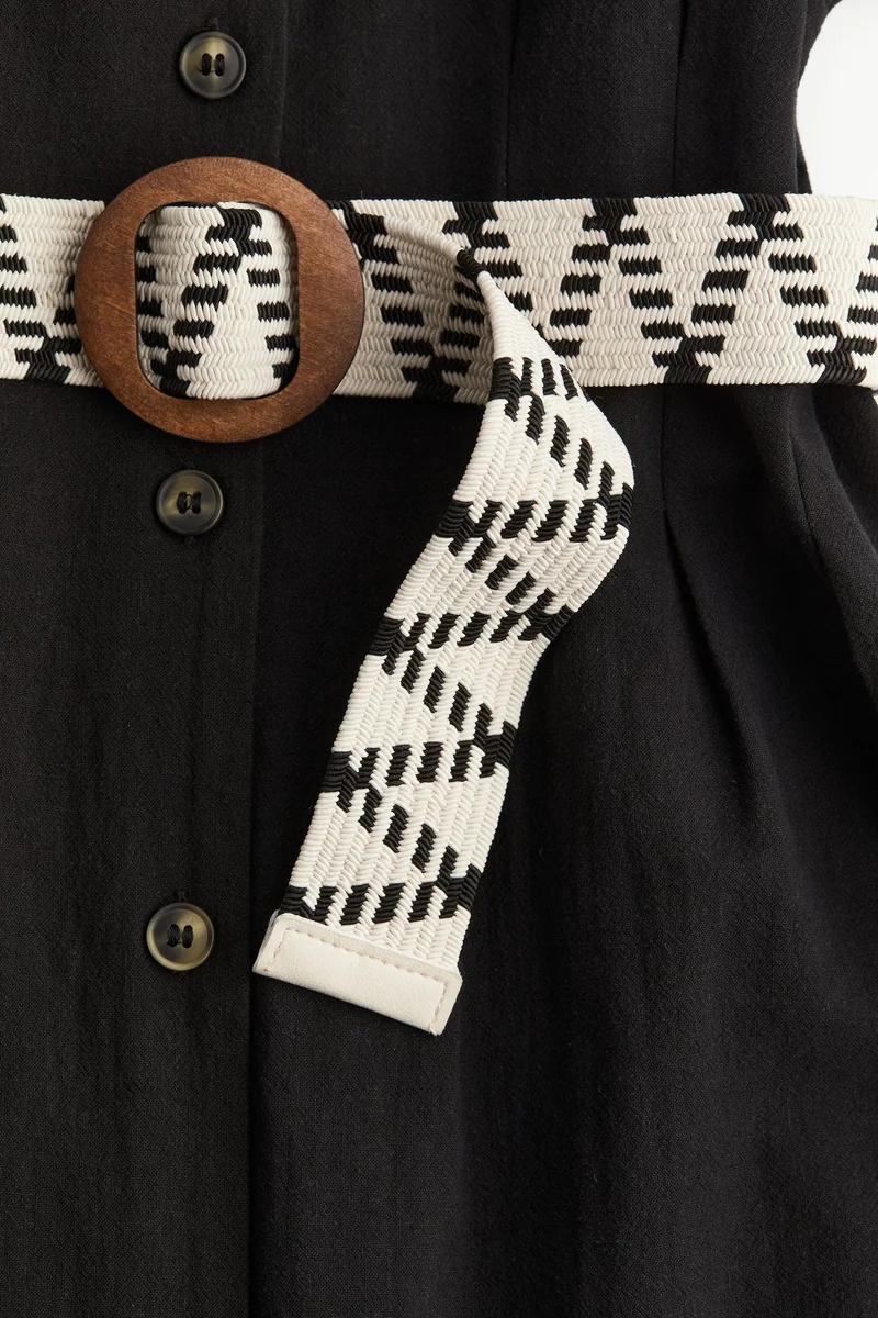 H&M Belted Shirt Dress