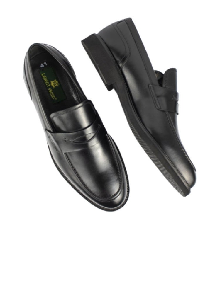 Levent Classic Genuine Leather 
Slip On Shoes - Image 2