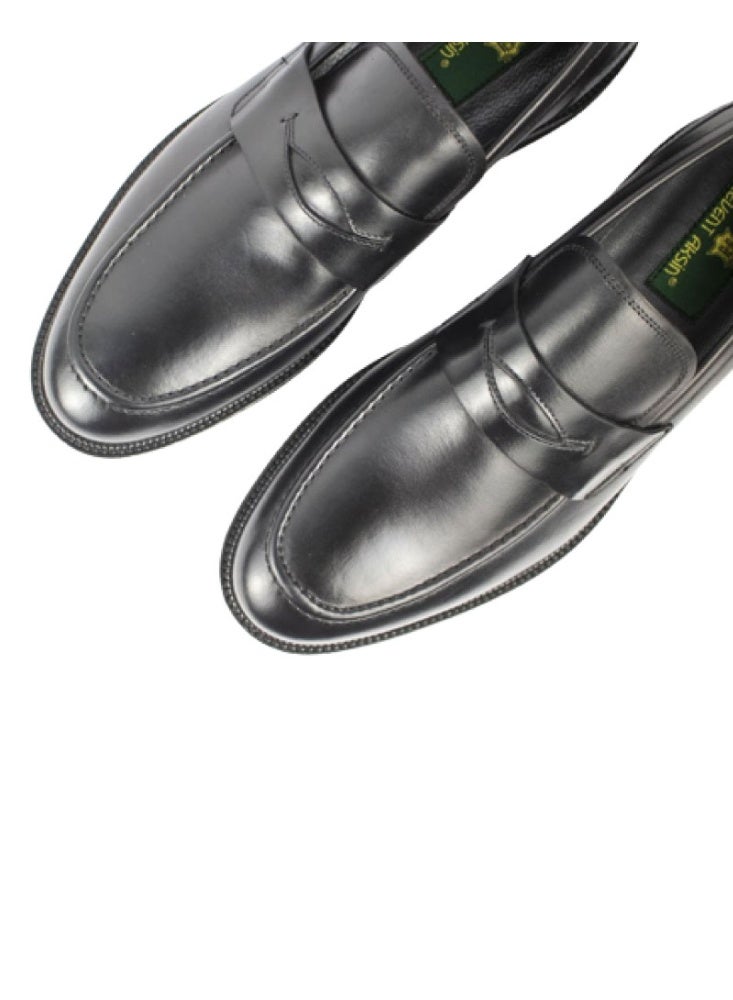 Levent Classic Genuine Leather 
Slip On Shoes - Image 3
