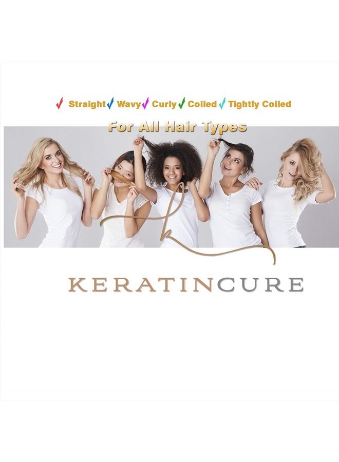 Keratin Cure Gold & Honey Deep Hair Mask Masque Conditioning Strengthen Dry Damaged Growth Relieves Scalp for all hair Moisturizing Reparation Argan Coconut Marula Women Men Beards 8 Oz - Image 2