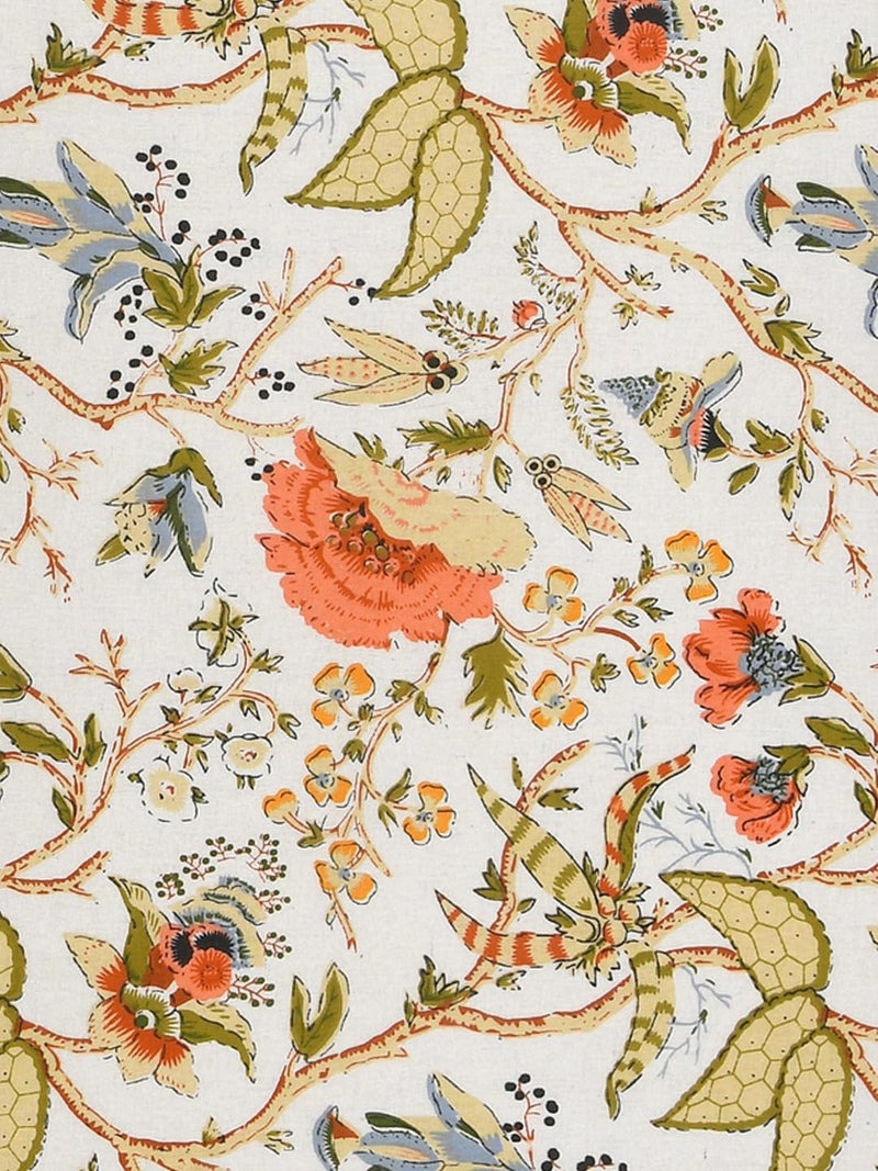 Clasiko Dining Table Runner; 14x72 Inches; Cotton; Floral Fantasy - Image 4
