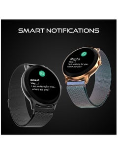 Zoom Plus Bluetooth Calling Full Touch Display Multi-Function Heart Rate Monitoring Smartwatch Black  - Image 4