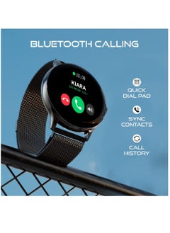 Zoom Plus Bluetooth Calling Full Touch Display Multi-Function Heart Rate Monitoring Smartwatch Black  - Image 2