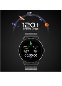 Zoom Plus Bluetooth Calling Full Touch Display Multi-Function Heart Rate Monitoring Smartwatch Black  - Image 3