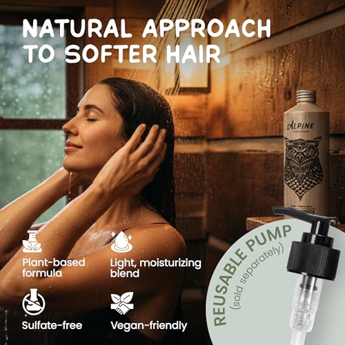 Alpine Provisions Natural & Organic Conditioner with Fir & Sage – Moisturizing Hair Conditioner with Aloe Vera, Sunflower Oil & Essential Oils – Sulfate-Free, Vegan, Plant Based – 16.9 fl oz - Image 2