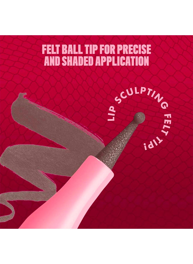 نيكس مكياج المحترفين | ليب لانجيري ليب لاينر ستين – محدد شفاه مقاوم للماء بلون يدوم طوال اليوم – وايلد سايد - Image 5