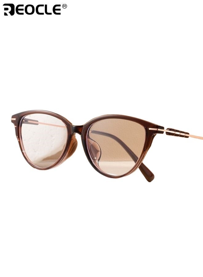 REOCLE Women's  Blue Light Blocking Glasses Small Frame Computer Lens Bluelight Blocker for Women Men Teens Screen Use - Image 4