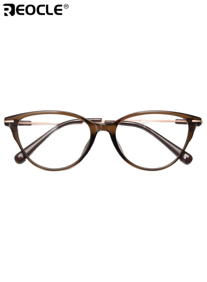 REOCLE Women's  Blue Light Blocking Glasses Small Frame Computer Lens Bluelight Blocker for Women Men Teens Screen Use - Image 3