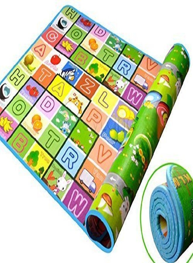 Glowick Waterproof Double Sided Baby Play Mat Child Activity Foam Floor Crawl Blanket Ocean Zoo Carpet Polyester Pongee Baby Play Matt for Kids Picnic, School and Home with Zip Bag to Carry (1pcs) - Image 1