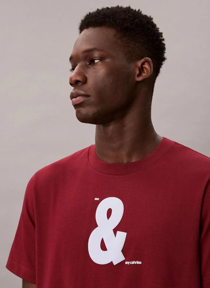 Calvin Klein Jeans And Graphic Relaxed T-Shirt