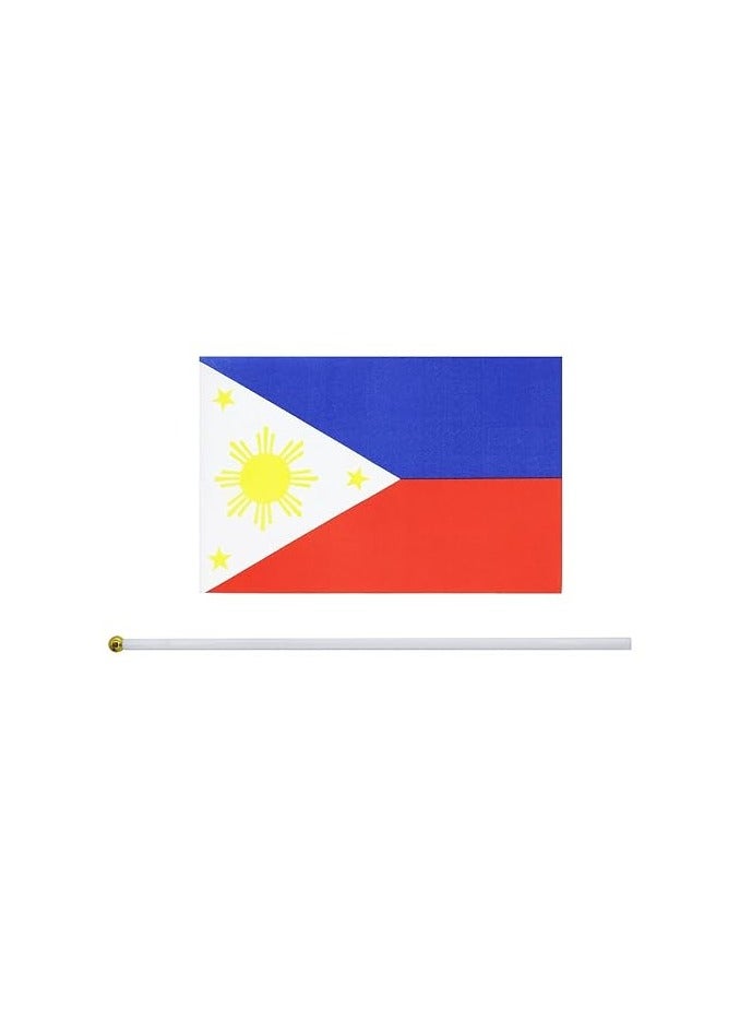 PRINTSHOP4ME Set of 10 Hand-Held Mini Country Flags - Perfect for Parades - Festivals and Party Decorations - Party Favors and Event Supplies - Image 2