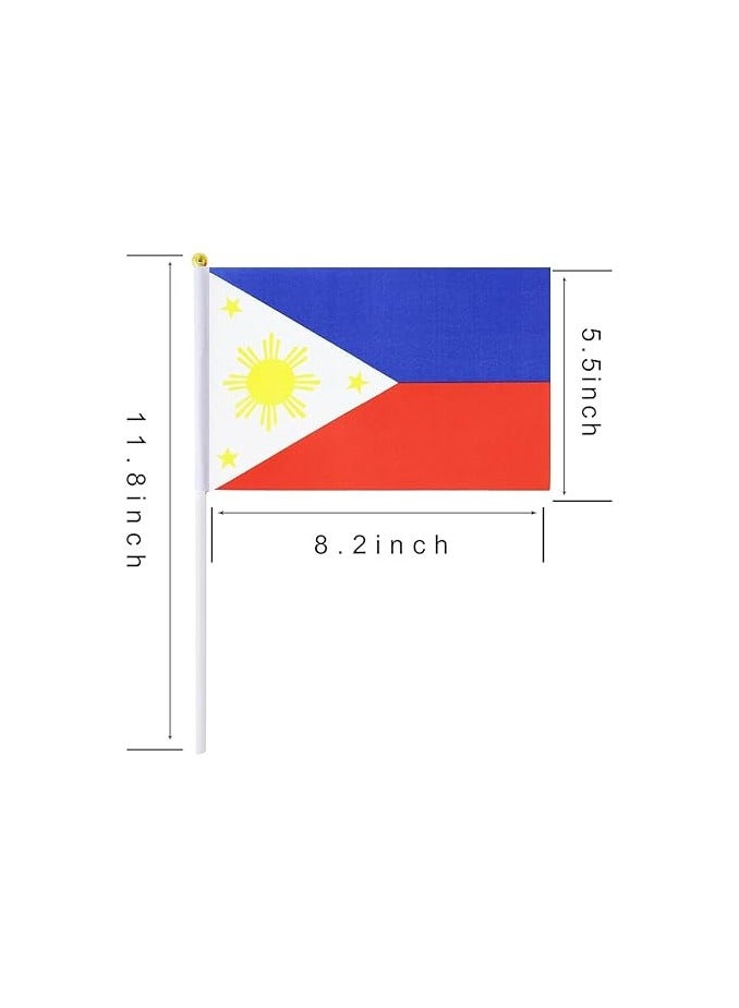 PRINTSHOP4ME Set of 10 Hand-Held Mini Country Flags - Perfect for Parades - Festivals and Party Decorations - Party Favors and Event Supplies - Image 3