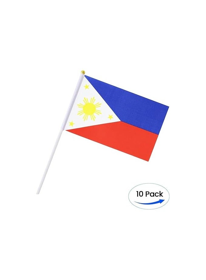 PRINTSHOP4ME Set of 10 Hand-Held Mini Country Flags - Perfect for Parades - Festivals and Party Decorations - Party Favors and Event Supplies - Image 4