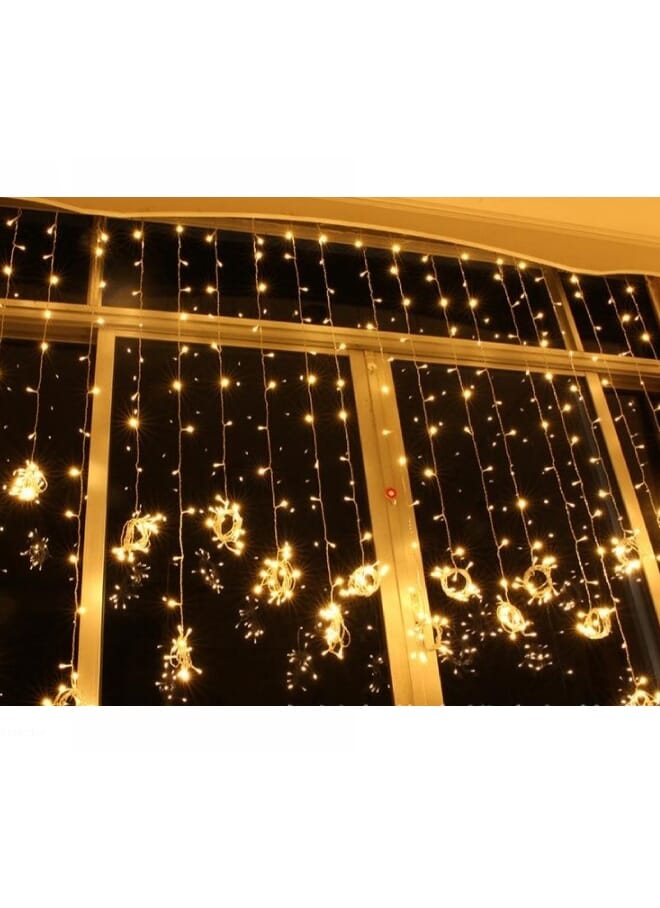 LED curtain with strong lighting, suitable for decorations and parties, 6x6 metres - Image 1