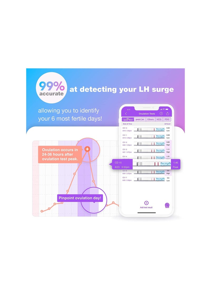 Easy Home - 50-Piece Ovulation Test Strips With 20-Piece Pregnancy Test Strips - Image 1