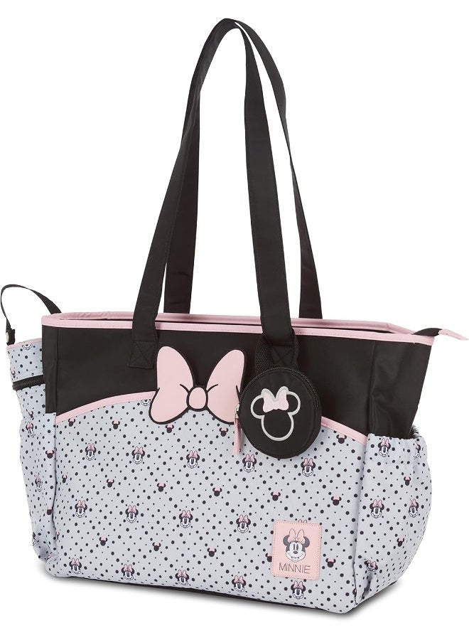 Disney Unisex Baby Tote Diaper Bag and Changing Pad - Image 4