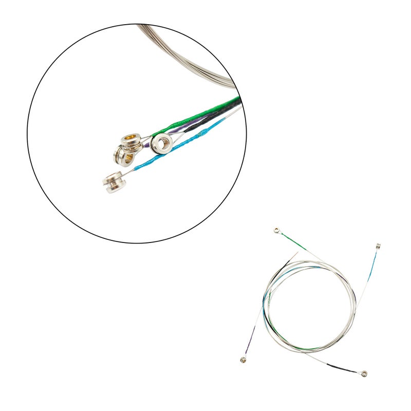 Universal Violin Fiddle String Strings Full Set (E-A-D-G) Steel Core Nickel-silver Wound with Nickel-plated Ball End for 4/4 3/4 1/2 1/4 1/8 Violins - Image 3
