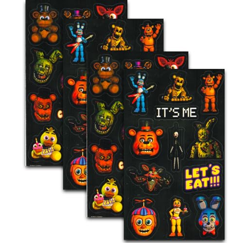Five Nights at Freddy's Standard Sticker - 4 Sheet - Image 2