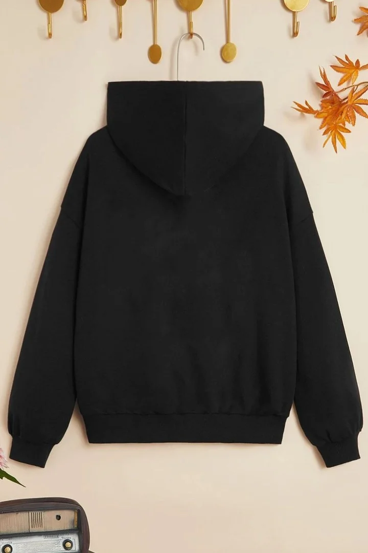 ONLYTRENDWEAR Kids Brooklyn Printed Sweatshirt 3-4 Years Old Black