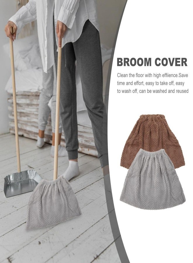 Hemoton Healvian 6 PCS Broom Replacement Cloth Mop Cloth Washable Lazy Broom Cloths Reusable Mop Pads Household Cleaning Tool (Random Color) - Image 3