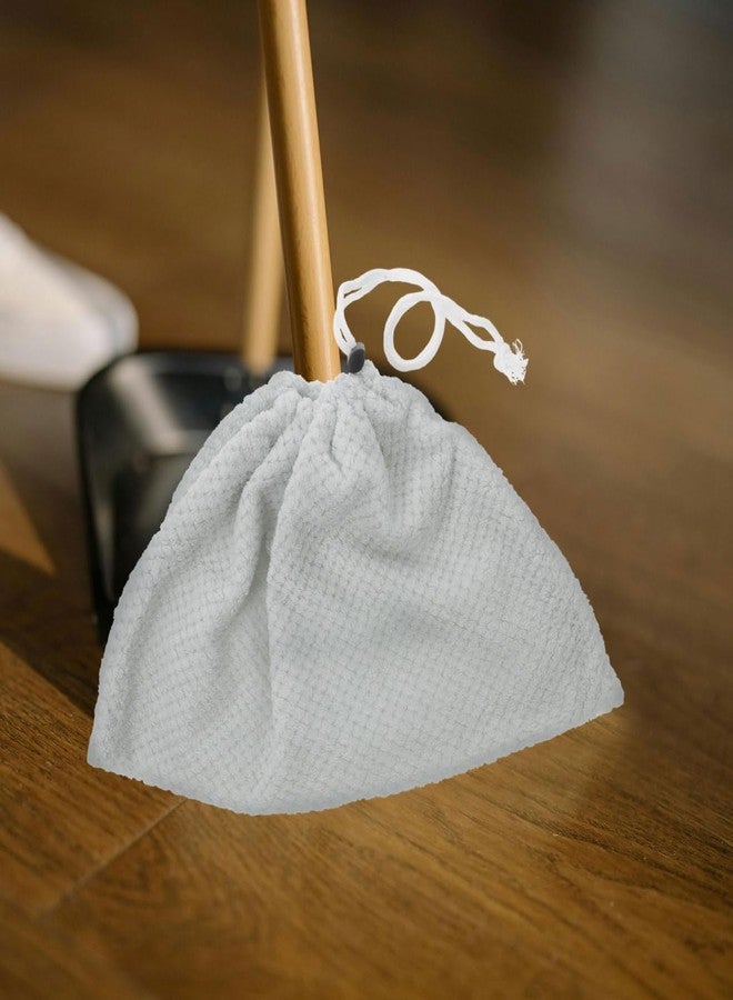 Hemoton Healvian 6 PCS Broom Replacement Cloth Mop Cloth Washable Lazy Broom Cloths Reusable Mop Pads Household Cleaning Tool (Random Color) - Image 2
