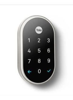 Nest Nest X Yale Smart Lock With Nest Connect Satin Nickel- silver  - Image 4