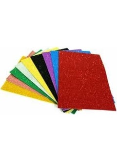 Bafix Glitter Eva 50X70 Cm Glitter 10 Pieces (1 Pack 10 Pieces) 