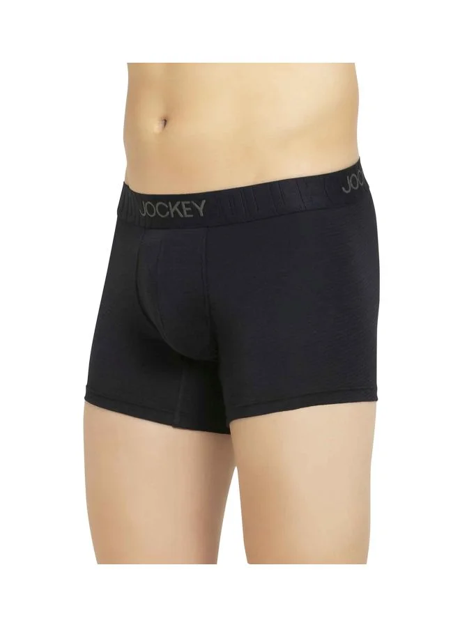 Jockey True Navy IC32 Men Supima Cotton Elastane Stretch Solid Trunk with Ultra soft Waistband for Men | Best Price UAE