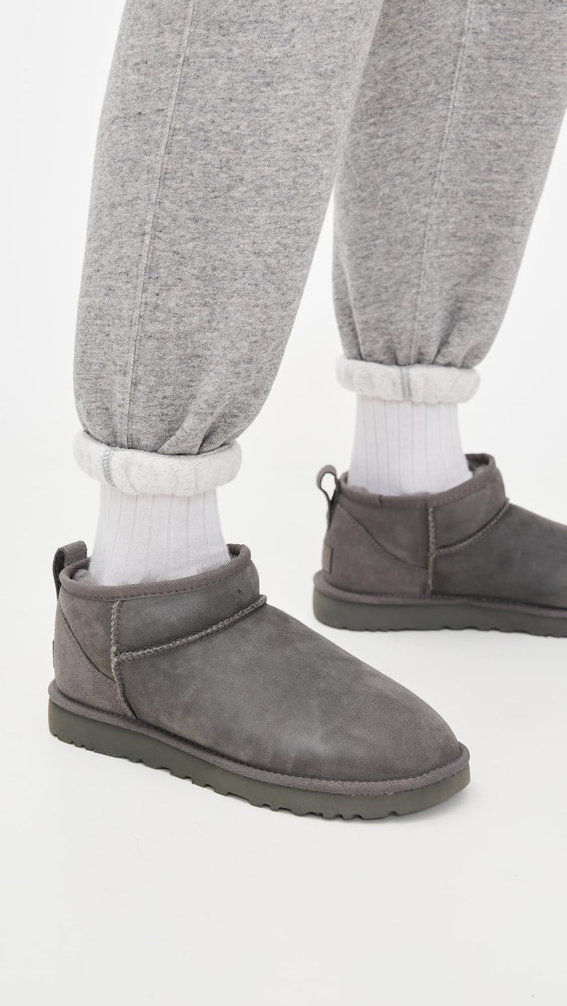 UGG Women's Classic Ultra Mini Boot, Grey, 09 - Image 3