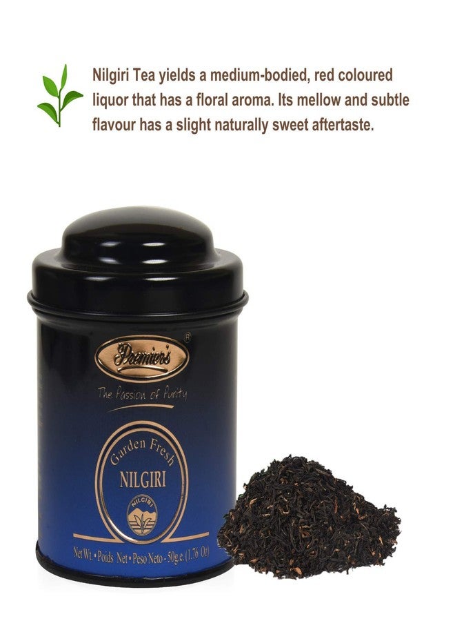 Premiers 3 in 1 Tea Gift Set | 75 Cups | 150 Grams | Elegant Domed Metal Caddy | Darjeeling Black Tea + Assam Tea + Nilgiri Tea | PMP Series - Image 4