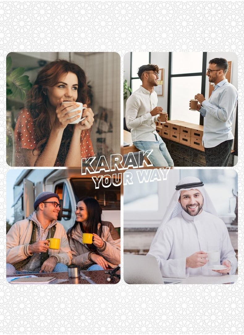 Just Chill Drinks Co. - Karak Chai Zafran Tea Premix Immunity Booster 26g x 10 sachet - Image 1