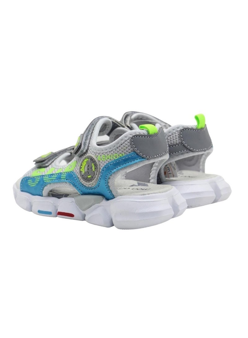 مون أمي صنادل للصبيان والاطفال | لينة أسفل ، حزام الفيلكرو الأطفال الصنادل الرياضية للجنسين - صندل طفل رضيع الصيف للشاطئ ، في الهواء الطلق وشاطئ البحر | صنادل كاجوال للبنات الصغار والأولاد والأطفال - Image 5