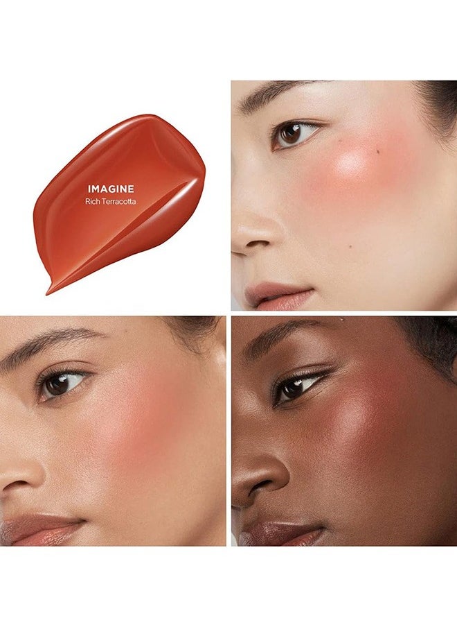 Hourglass Unreal Liquid Blush 10.3ml- Long-Lasting Blush Liquid - Up To 12 Hours - Imagine  - Image 3
