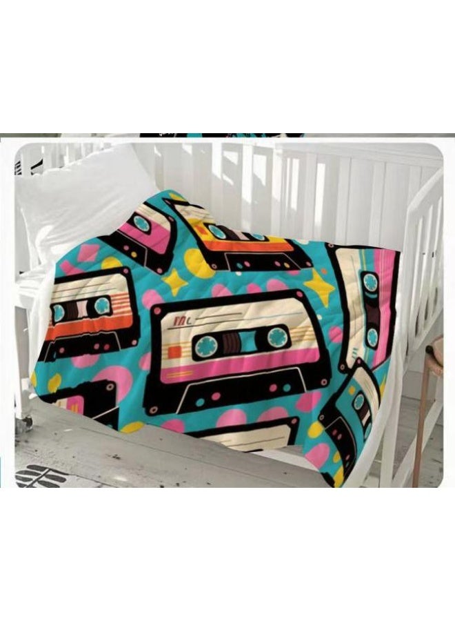 general Children's or student cartoon flannel thin blanket (warm and comfortable, suitable for sleep, games) 100cm*150cm - Image 1