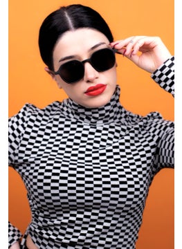 Focus On Lucas Matte Black Polarized Sunglasses  - Image 1